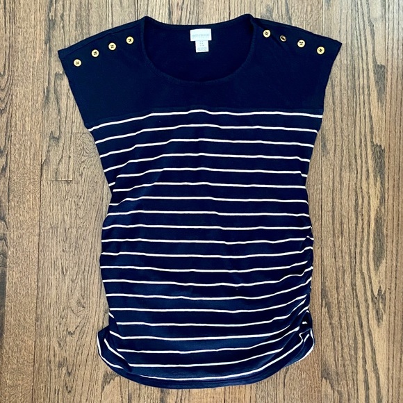Motherhood Maternity Tops - Motherhood Maternity Nautical Top size small
